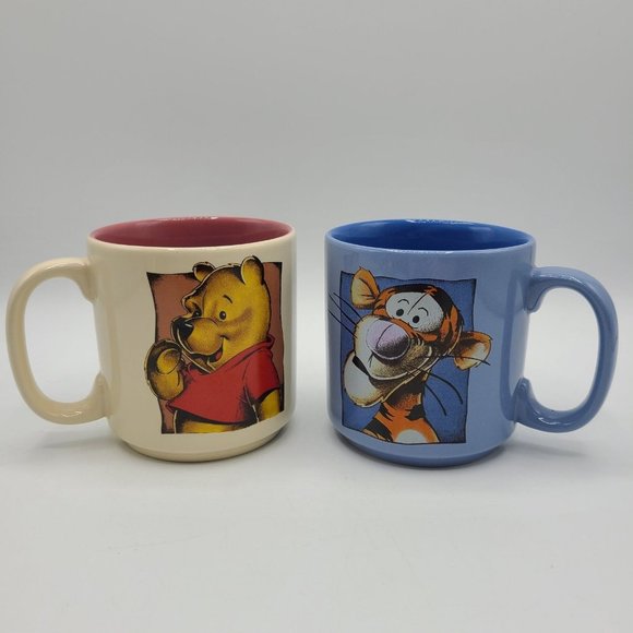 Disney Other - Disney Tigger and Pooh Bear Mugs Lot of 2